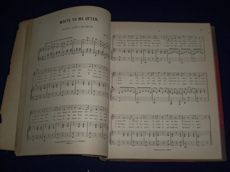 1875 PETER'S HOUSEHOLD MELODIES VOL NO. 1 ISSUES 1-12 - MUSIC SCORES - KD 2373