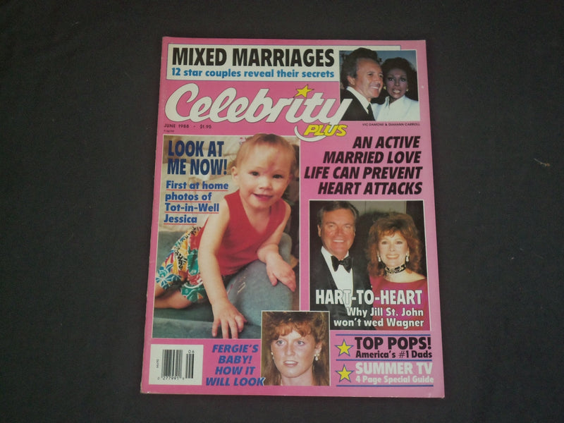 1988 JUNE CELEBRITY PLUS MAGAZINE - ROBERT WAGNER, JILL ST. JOHN COVER - B 1009