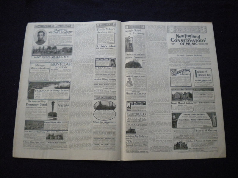 1908 AUGUST 8 COLLIER'S MAGAZINE - MAXFIELD PARRISH COVER - B 676G