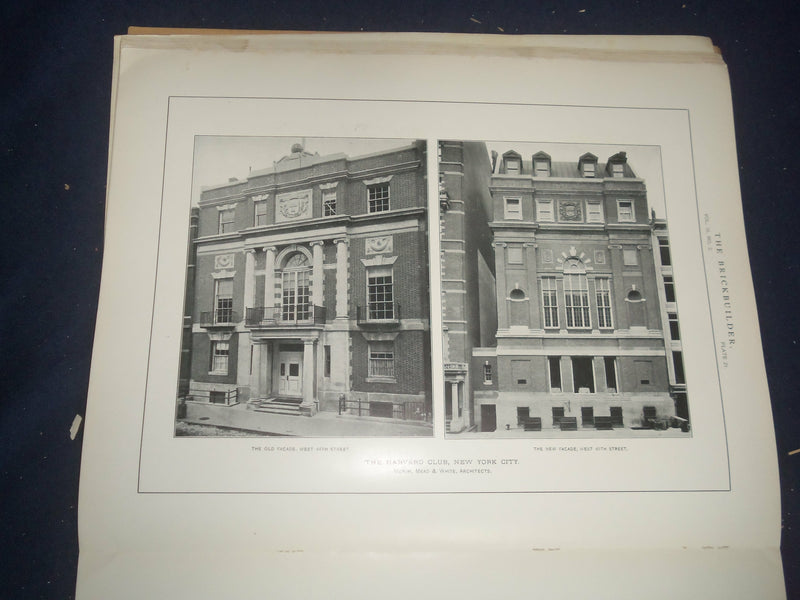 1906 FEBRUARY THE BRICKBUILDER MAGAZINE - AN ARCHITECTURAL MONTHLY - ST 528G