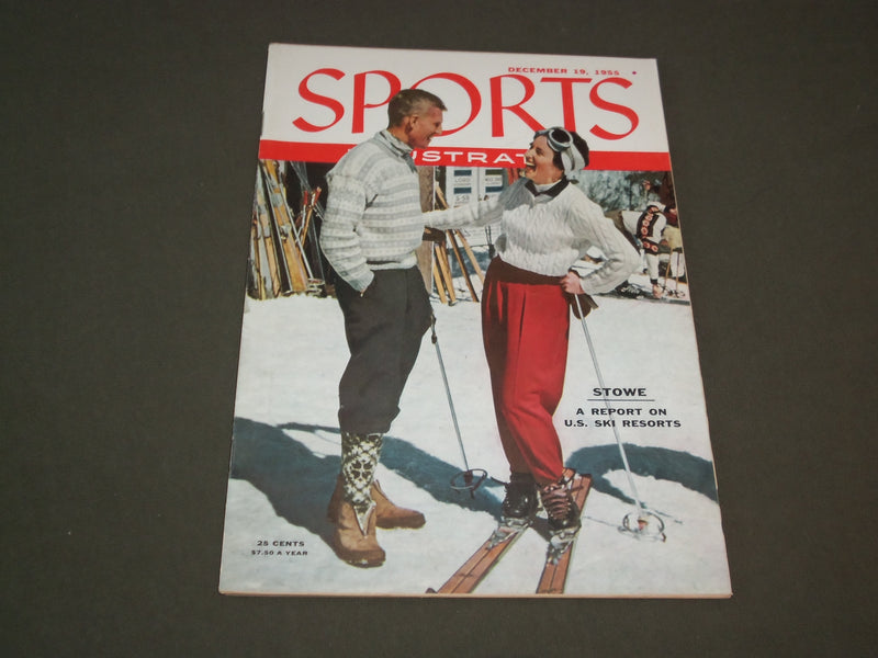 1955 DECEMBER 19 SPORTS ILLUSTRATED MAGAZINE - STOWE SKIERS - SP 8766