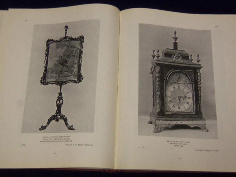 1950 ENGLISH FURNITURE ILLUSTRATED BY OLIVER BRACKETT BOOK - PLATES - KD 3423