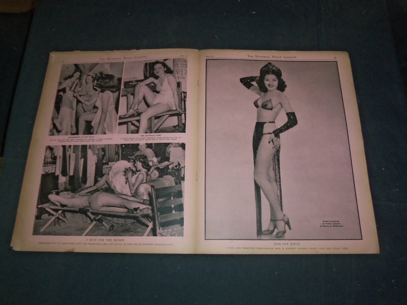 1941 MAY THE NATIONAL POLICE GAZETTE MAGAZINE - PAY JOYCE - B 5883