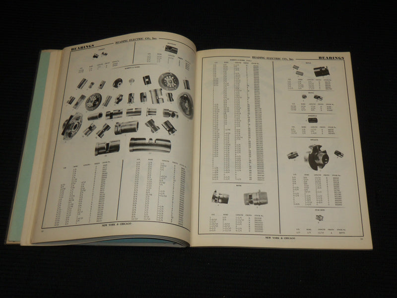 1940'S READING ELECTRIC CO. INC. MOTOR PARTS CATALOGUE NO. 47 - KD 4851H