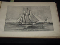 1899 THE CUP RACES FOLIO VOLUME BY L. A. SHAFER - RARE - NICE PHOTOS - Z 259