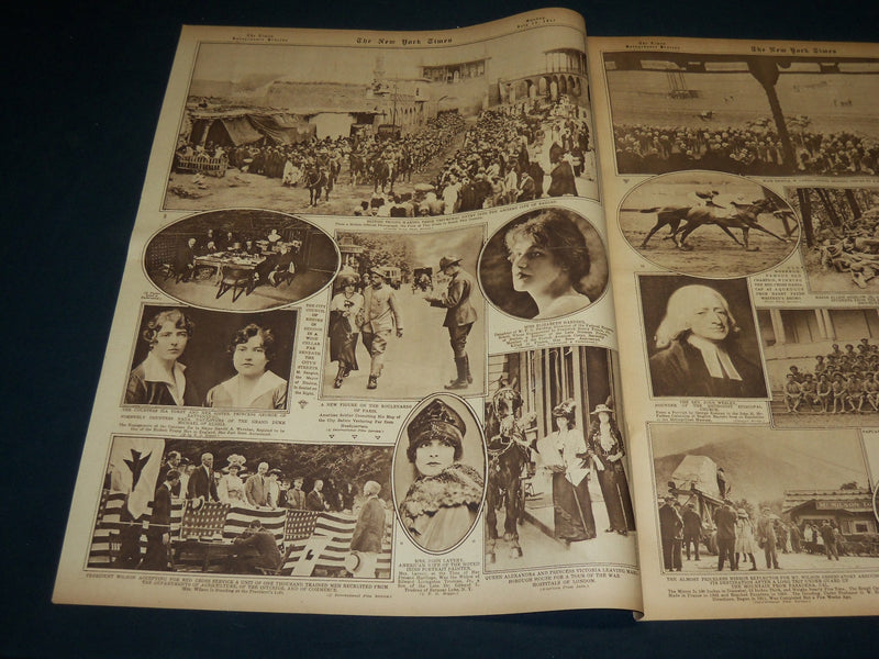 1917 JULY 15 NEW YORK TIMES ROTO PICTURE SECTION - RUSSIAN COMMISSION - NT 8989