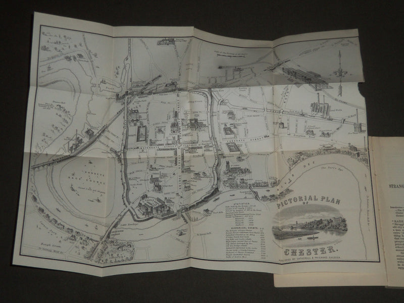 1874 PHILLIPSON & GOLDERS GUIDE TO CHESTER AND ITS VICINITY LOT OF 2 - J 2496