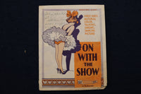 1929 ON WITH THE SHOW MOVIE PROGRAM - K 1781