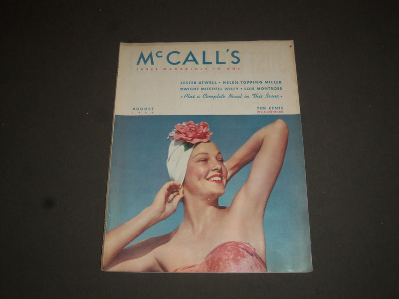1939 AUGUST MCCALL'S MAGAZINE - NICE COVER, STORIES & ADS - SP 6775