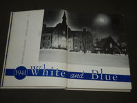 1941 WHITE & BLUE SETON HALL COLLEGE YEARBOOK- SOUTH ORANGE NEW JERSEY - YB 1076
