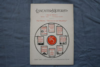 1927-1930 LANCASTER MOTORIST MAGAZINE - LOT OF 12 - O 3737