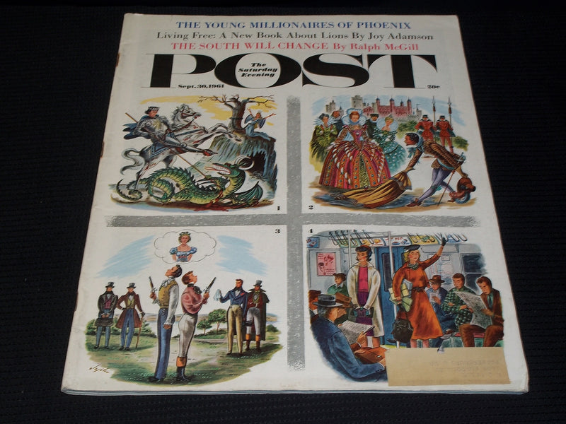 1961 SEPTEMBER 30 THE SATURDAY EVENING POST MAGAZINE - NICE COVER - E 5879