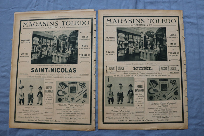 1922 NOTRE PAYS MAGAZINE - PASTEUR - FRENCH - LOT OF 8 - O 3853