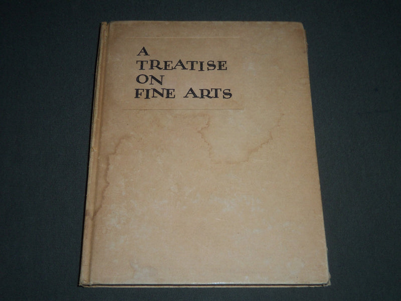 1930 A TREATISE ON FINE ARTS BOOK - LIMITED EDITION NO. 917 - KD 4242
