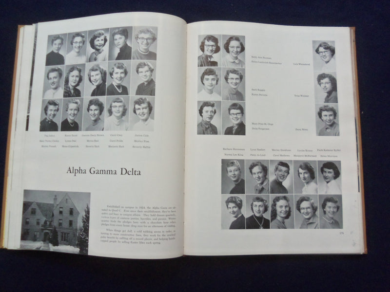 1956 MONTANAN MONTANA STATE UNIVERSITY YEARBOOK - BOZEMAN, MONTANA - YB 3098