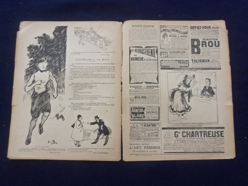1907 APR 20 LE SOURIRE MAGAZINE - ILLUSTRATED COMEDY - FRENCH TEXT - SP 4866Y