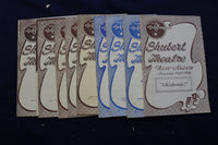 1947-1961 SHUBERT THEATRE PROGRAMS - LOT OF 9 - NEW HAVEN, CT - K 760