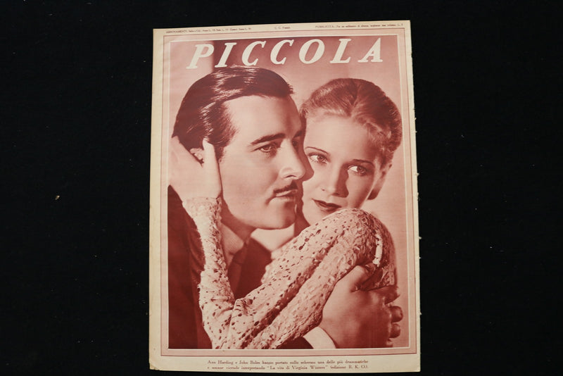 1934 JULY 17 PICCOLA - ITALIAN MAGAZINE - BLANCA VISCHER COVER - E 25310