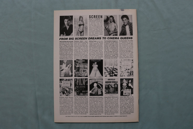 1990 JANUARY-MARCH PREVUE MAGAZINE - TOM CRUISE-KYRA SEDGWICK COVER - E 19779