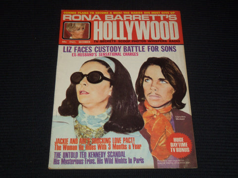 1969 DECEMBER RONA BARRETT'S HOLLYWOOD MAGAZINE - LIZ TAYLOR COVER - E 12394