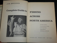 1966 COMPLETE GUIDE TO FISHING ACROSS NORTH AMERICA BOOK LOT OF 2 - KD 6793