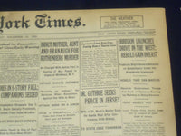 1923 DECEMBER 15 NEW YORK TIMES - OBREGON LAUNCHES DRIVE IN THE WEST - NT 9234