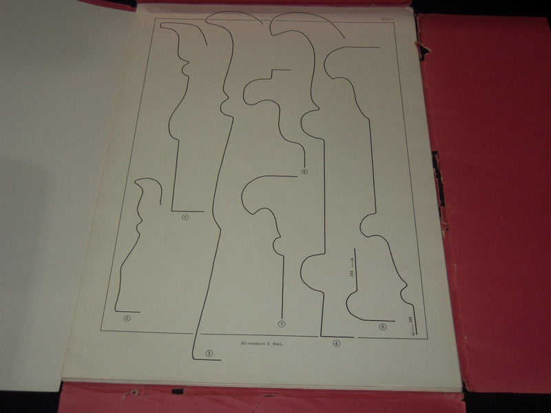 1952 PROFILES OF WESTERN GREEK MOULDINGS BY LUCY T. SHOE - PLATES - #251