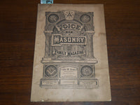 1883 APRIL VOICE OF MASONRY AND FAMILY MAGAZINE - JOHN W. BROWN - K 1270