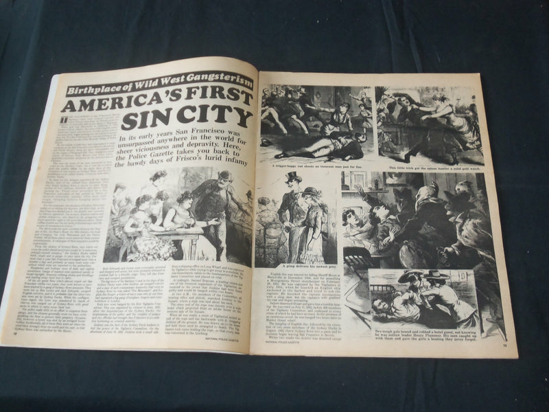 1976 NOVEMBER THE NATIONAL POLICE GAZETTE MAGAZINE - THE GANGSTERS - B 5803