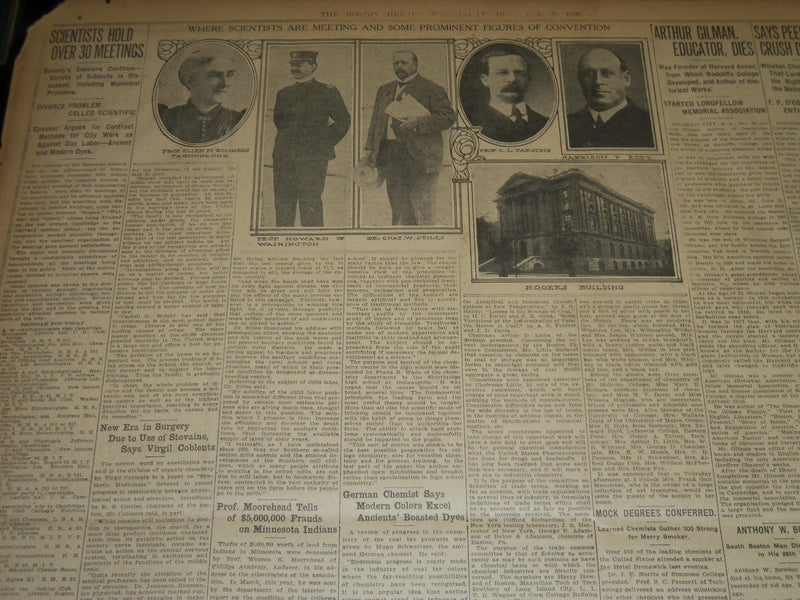 1909 DECEMBER 29 THE BOSTON HERALD - FITZGERALD CHARGES STORROW - BH 319