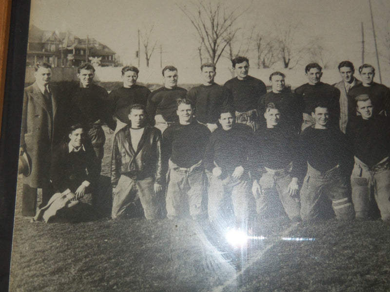 1930 PASSAIC RED DEVILS FOOTBALL TEAM FRAMED PHOTO - NEW JERSEY - 21x17 - #42A