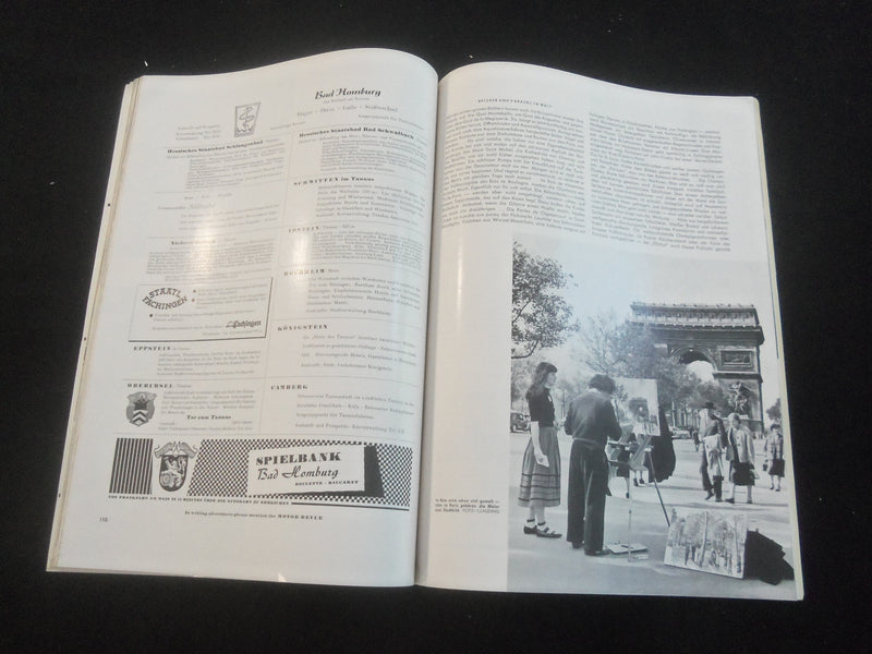 1957 SPRING MOTOR REVUE - EUROPA MOTOR MAGAZINE - AUTOMOBILES - GERMAN - J 7760