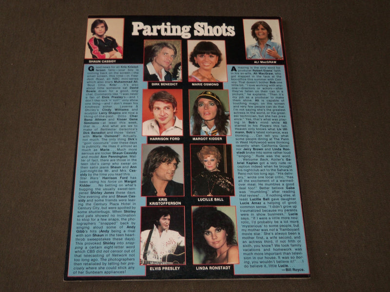 1979 FEBRUARY PREVIEW MAGAZINE - ELVIS PRESLEY COVER - CW 940