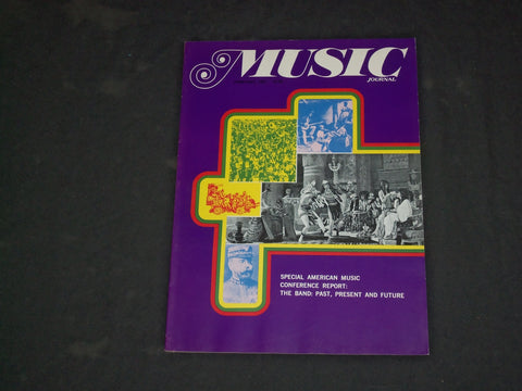 1971 FEBRUARY MUSIC JOURNAL MAGAZINE- NICE COVER, ARTICLES, PHOTOS & ADS- CW 807