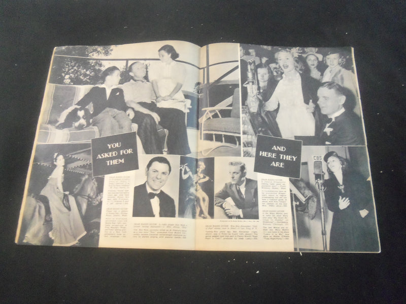 1939 NOVEMBER 10 RADIO GUIDE MAGAZINE - ONA MUNSON COVER - SP 9517T