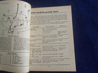 1949 INTERCOLLEGIATE AND PROFESSIONAL FOOTBALL BOOK- CH. JUSTICE COVER- SP 7492T