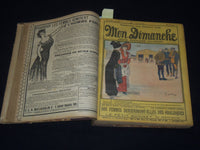 1911 MON DIMANCHE REVUE POPULAIRE ILLUSTREE FRENCH BOUND VOLUME - KD 3352G