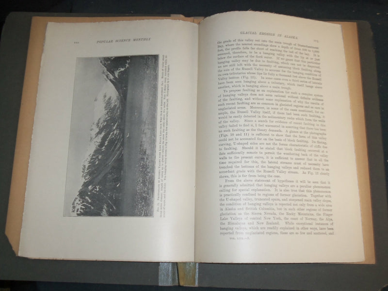 1907 GLACIAL EROSION IN ALASKA BY RALPH S. TARR - J 4882
