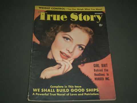 1941 NOVEMBER TRUE STORY MAGAZINE - ELYSE KNOX COVER - NICE ADS - SP 8102
