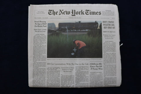 2024 MAY 28 NEW YORK TIMES - BIDEN'S STRATEGY ON ELECTRIC CARS: KEEP CHINA OUT