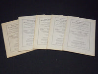 1931 THE AMERICAN MATHEMATICAL MONTHLY MAGAZINE LOT OF 5 ISSUES - WR 277J