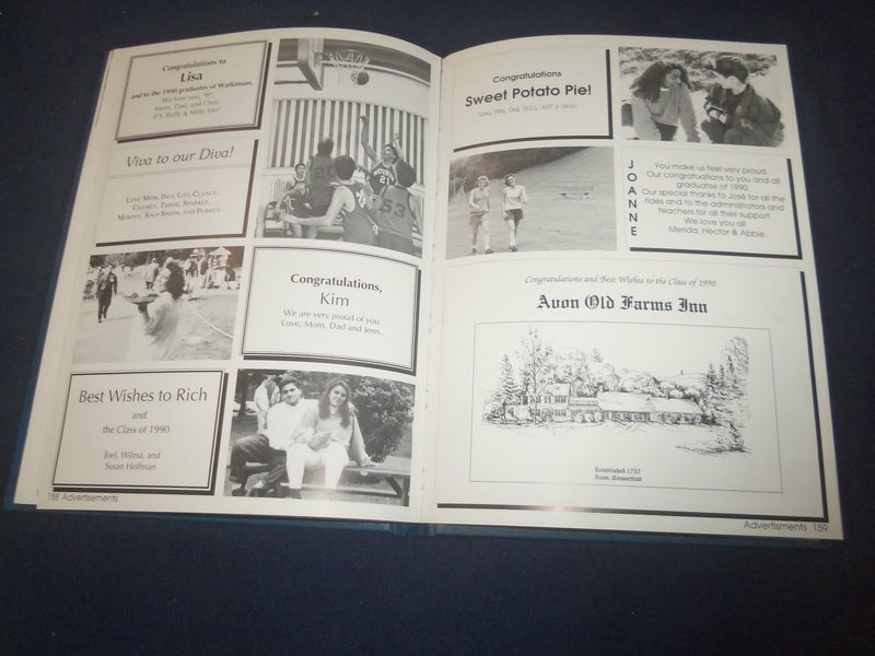 1990 WATKINSON SCHOOL YEARBOOK - HARTFORD, CONNECTICUT - YB 2384