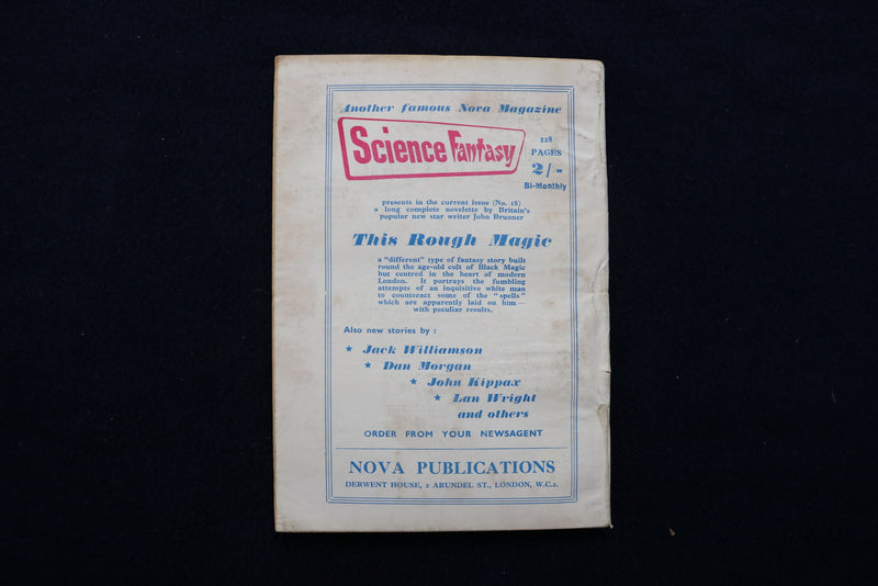 1956 AUGUST NEW WORLDS SOFTCOVER DIGEST MAGAZINE - VOLUME 17, NUMBER 50 - K 423