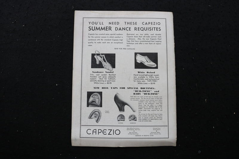 1935 JULY THE AMERICAN DANCER MAGAZINE - A DANCER COVER - SP 4187Z