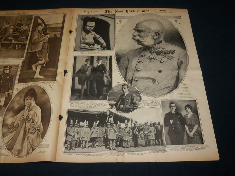1916 NOVEMBER 26 NEW YORK TIMES ROTO PICTURE SECTION - RUTH LAW - NT 8966