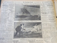 1925 SEPTEMBER 6 NEW YORK TIMES - JONES KEEPS TITLE BOROTRA UNCONSCIOUS- NT 6488