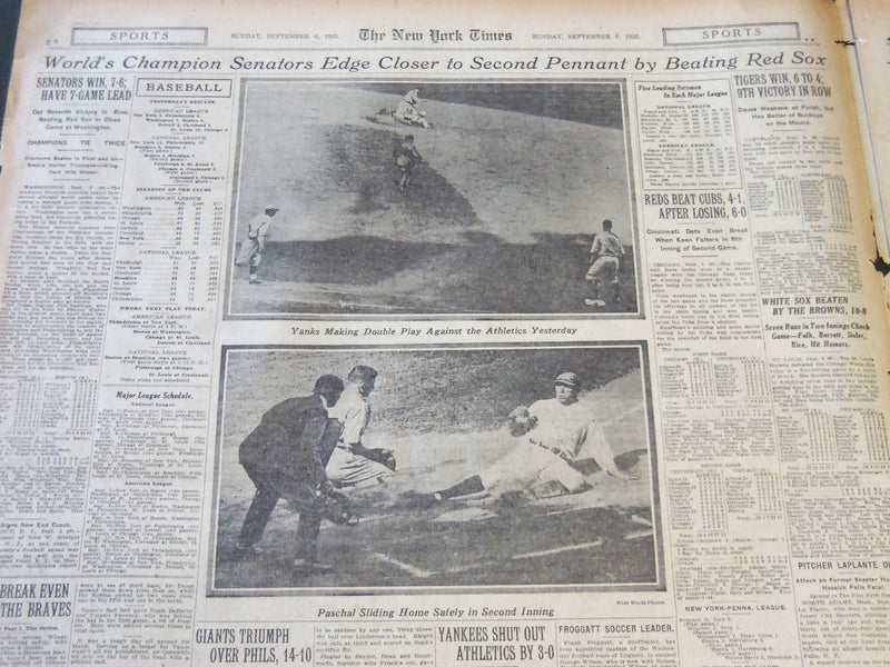 1925 SEPTEMBER 6 NEW YORK TIMES - JONES KEEPS TITLE BOROTRA UNCONSCIOUS- NT 6488
