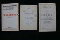1947-1949 LONDON THEATRE PROGRAMS - LOT OF 22 - K 1822