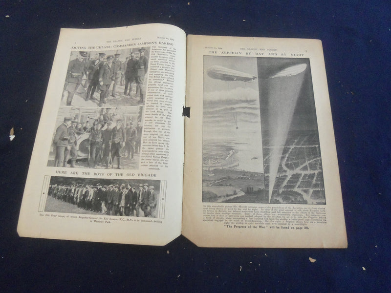 1914 OCT 10 THE GRAPHIC WAR BUDGET MAGAZINE-QUEEN OF EMPIRE'S WOMANHOOD -B 4164I