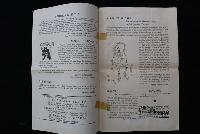 1945 A-B-MAGAZINE ANCIENNE BELGIQUE PROGRAMME - FRENCH - K 2799